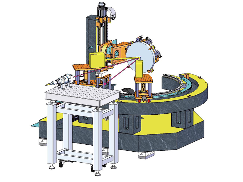 大口径光学元件扫描检测系统